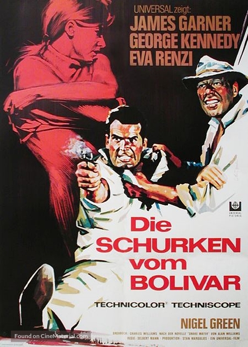 The Pink Jungle - German Movie Poster