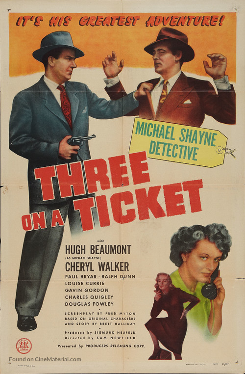 Three on a Ticket - Movie Poster