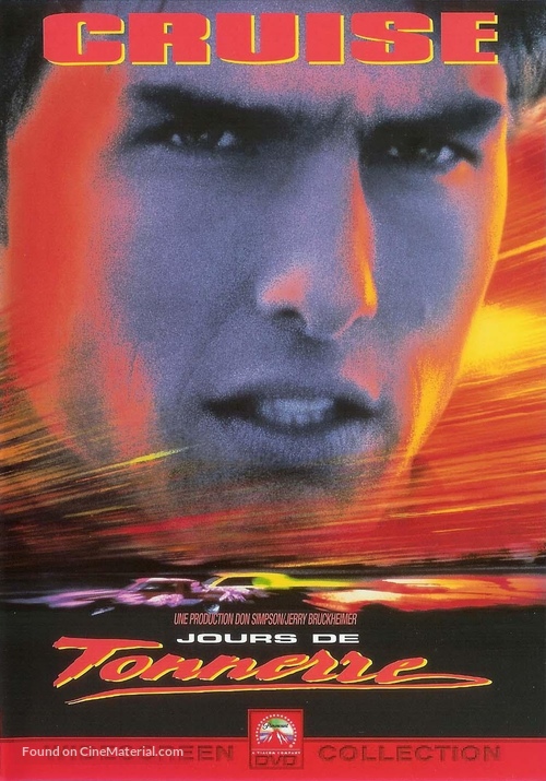 Days of Thunder - French DVD movie cover