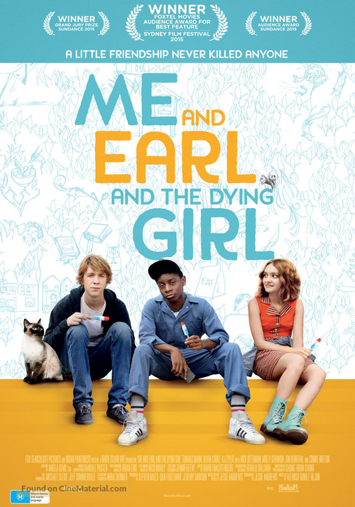 Me and Earl and the Dying Girl - Australian Movie Poster