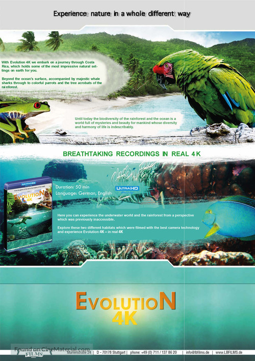 Evolution 4K - German Movie Poster