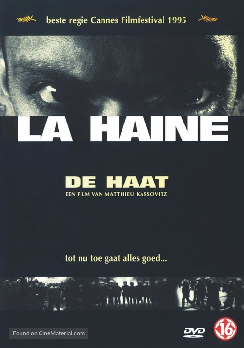 La haine - Dutch DVD movie cover