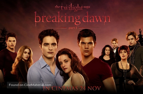 The Twilight Saga: Breaking Dawn - Part 1 - Malaysian Movie Poster