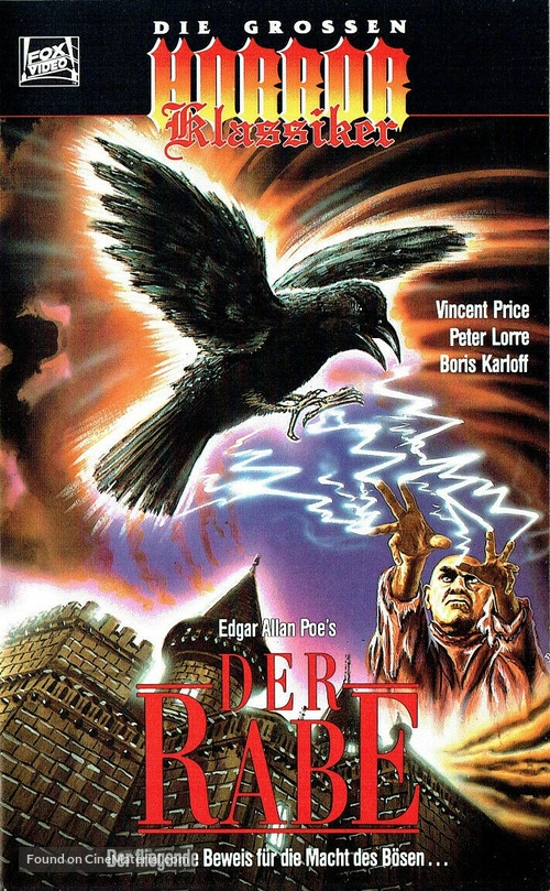 The Raven - German VHS movie cover