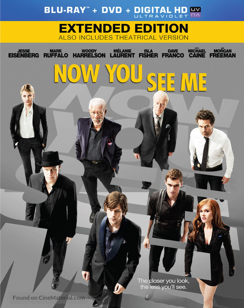 Now You See Me - Blu-Ray movie cover