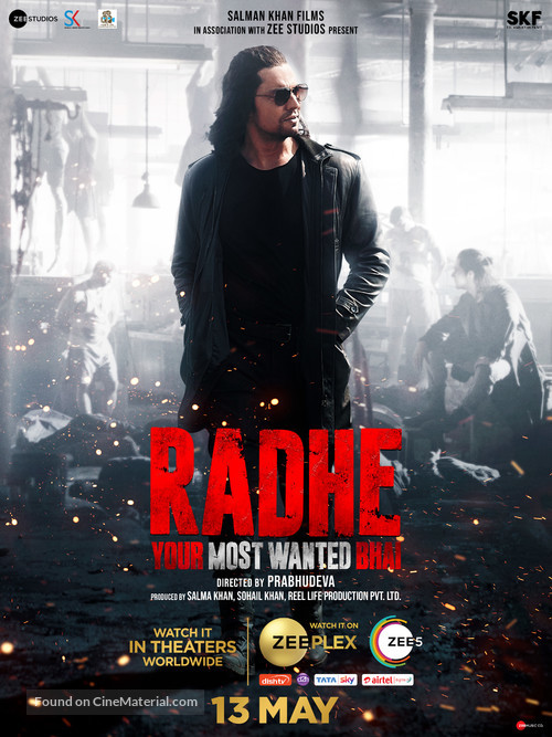 Radhe - Indian Movie Poster