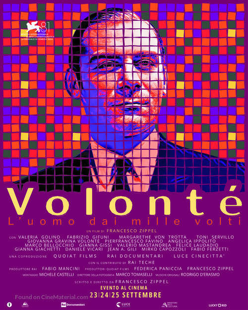 Volont&eacute;: L&#039;uomo dai mille volti - Italian Movie Poster