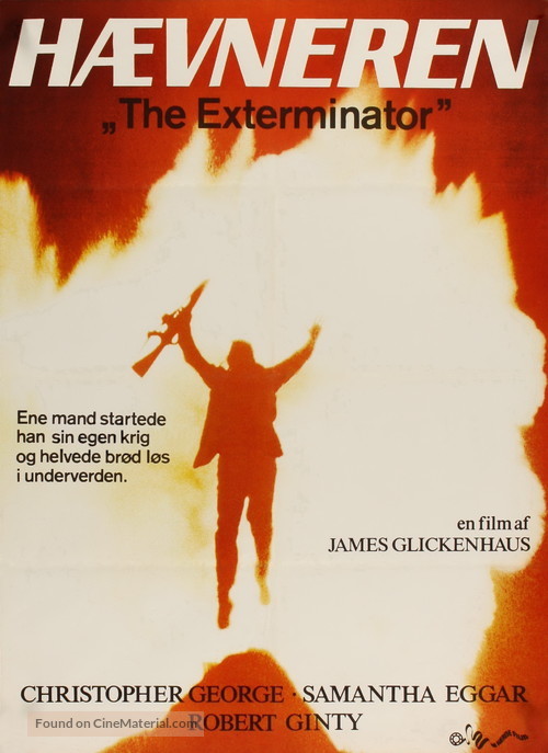 The Exterminator - Danish Movie Poster