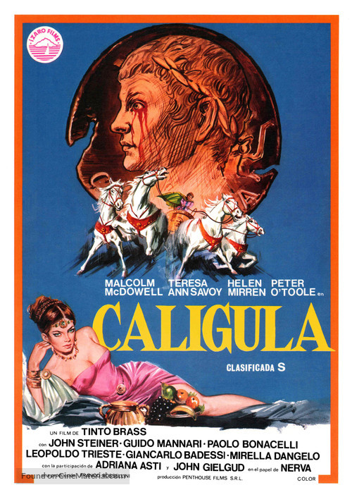 Caligola - Spanish Movie Poster