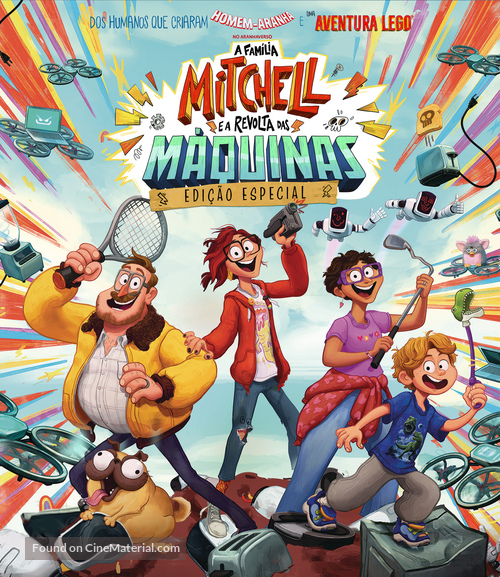The Mitchells vs. the Machines - Brazilian Movie Cover