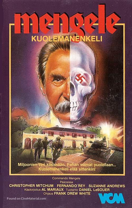 Commando Mengele - Finnish VHS movie cover