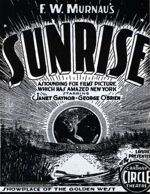 Sunrise: A Song of Two Humans - Movie Poster