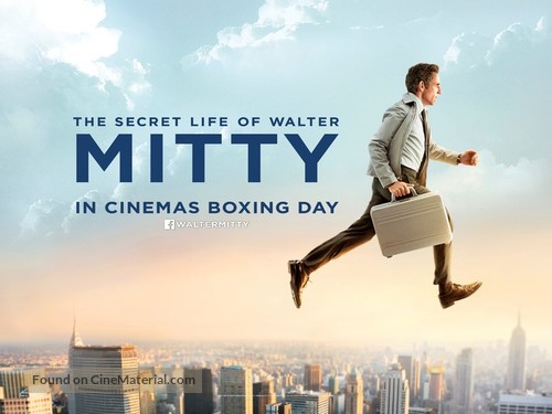 The Secret Life of Walter Mitty - British Movie Poster