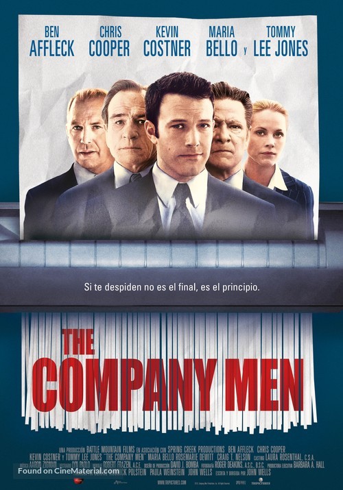 The Company Men - Spanish Movie Poster
