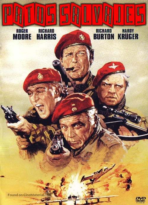 The Wild Geese - Spanish DVD movie cover