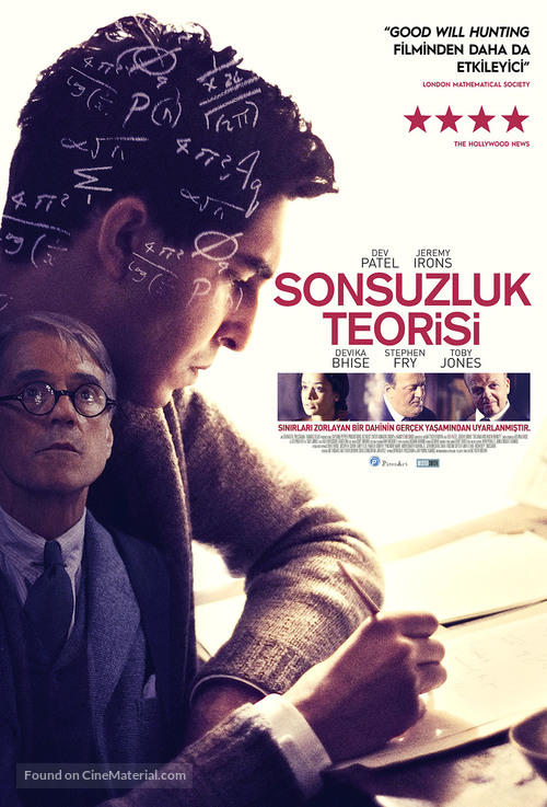 The Man Who Knew Infinity - Turkish Movie Poster