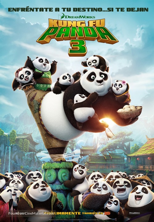 Kung Fu Panda 3 - Spanish Movie Poster