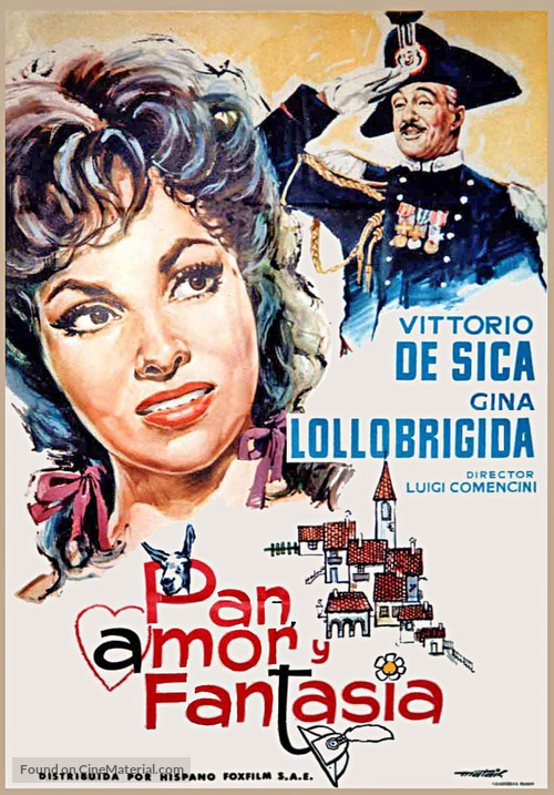 Pane, amore e fantasia - Spanish Movie Poster