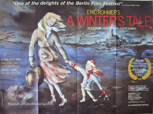 Conte d&#039;hiver - British Movie Poster