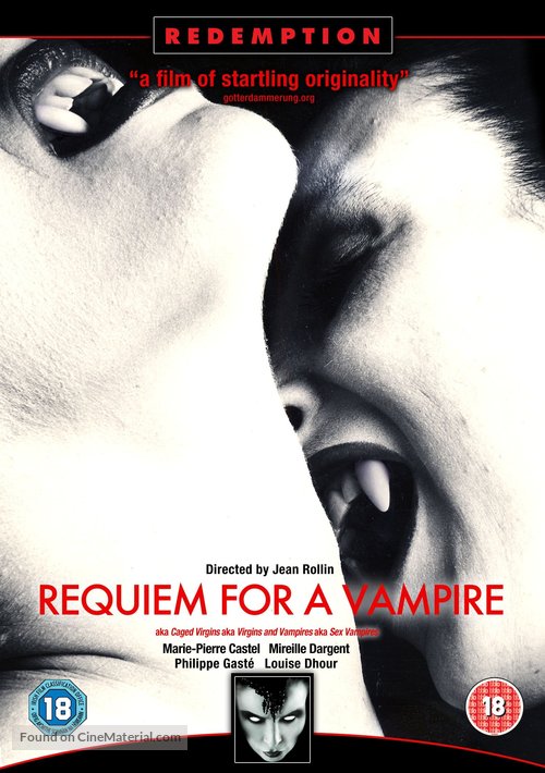 Vierges et vampires - British DVD movie cover