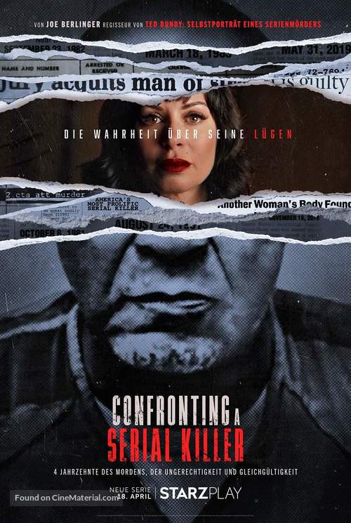 &quot;Confronting A Serial Killer&quot; - German Movie Poster