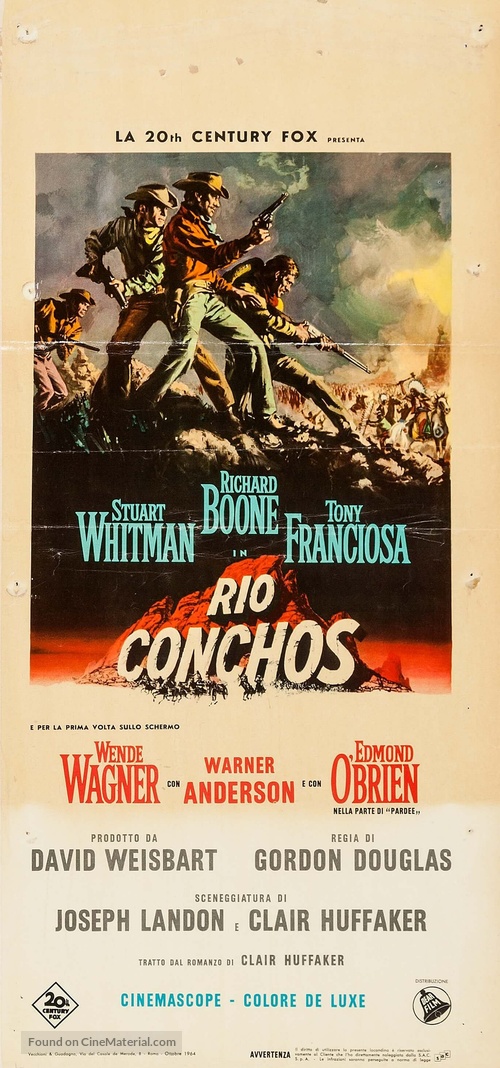 Rio Conchos - Italian Movie Poster