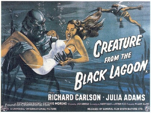 Creature from the Black Lagoon - British Movie Poster