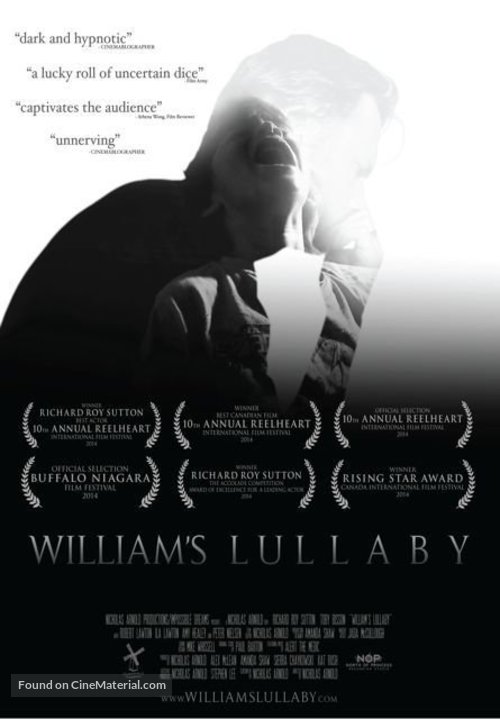 William&#039;s Lullaby - Canadian Movie Poster