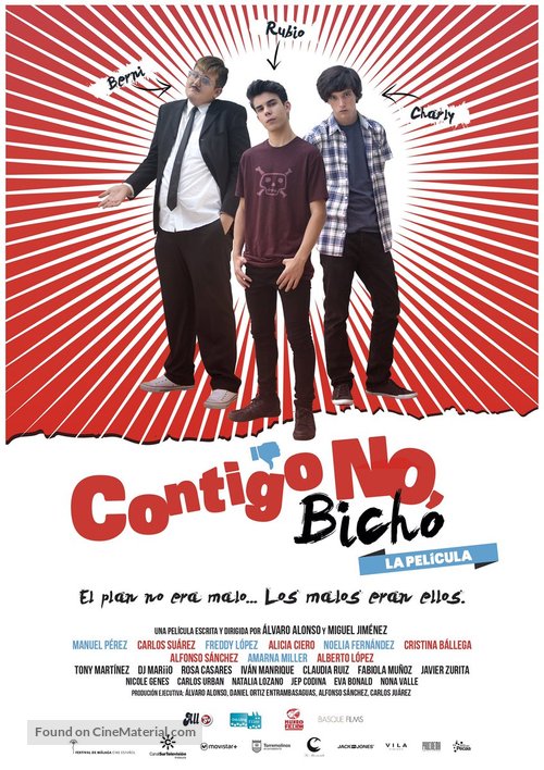 Contigo no, bicho - Spanish Movie Poster