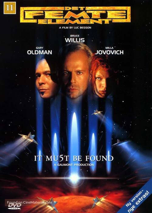The Fifth Element - Danish DVD movie cover