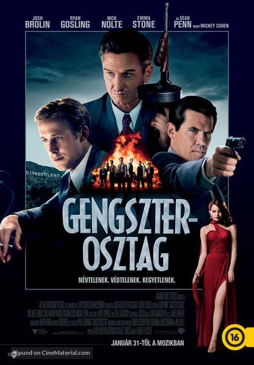 Gangster Squad - Hungarian Movie Poster
