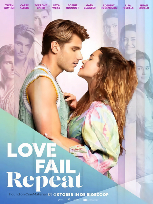 Love Fail Repeat - Dutch Movie Poster