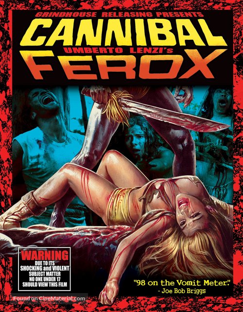 Cannibal ferox - Blu-Ray movie cover