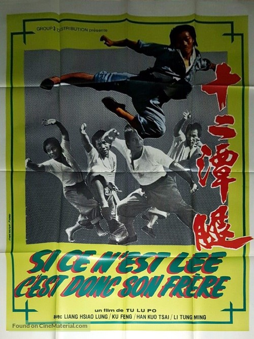 Shi er tan tui - French Movie Poster