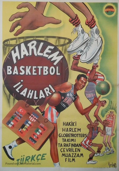 The Harlem Globetrotters - Turkish Movie Poster