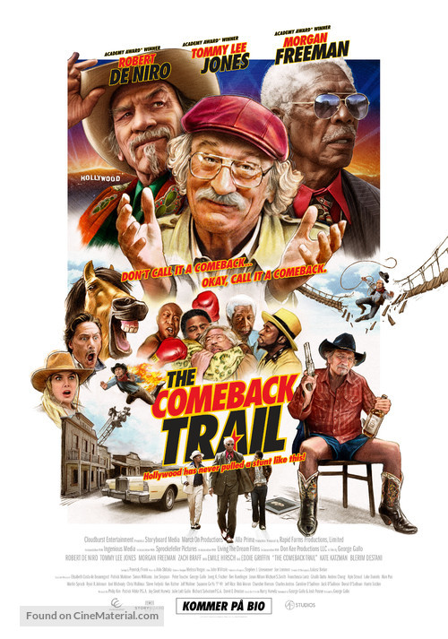 The Comeback Trail - Swedish Movie Poster