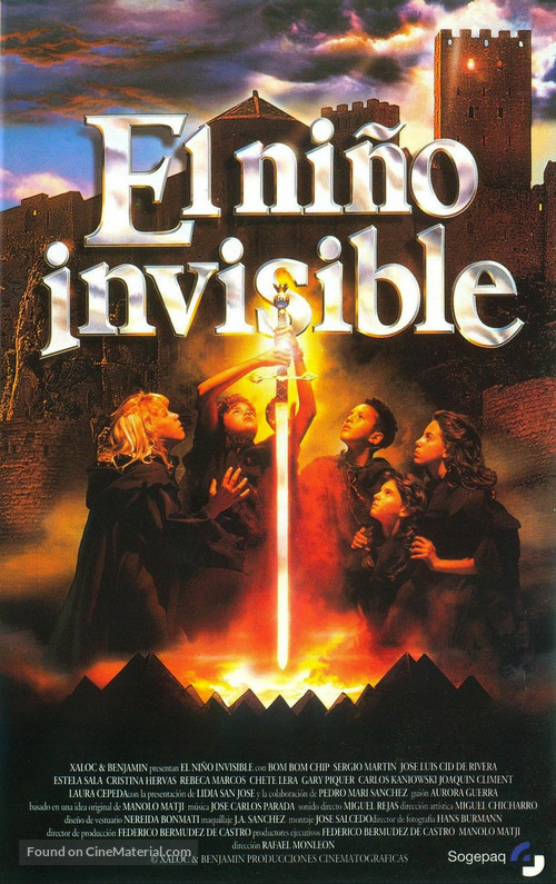 El ni&ntilde;o invisible - Spanish Movie Cover