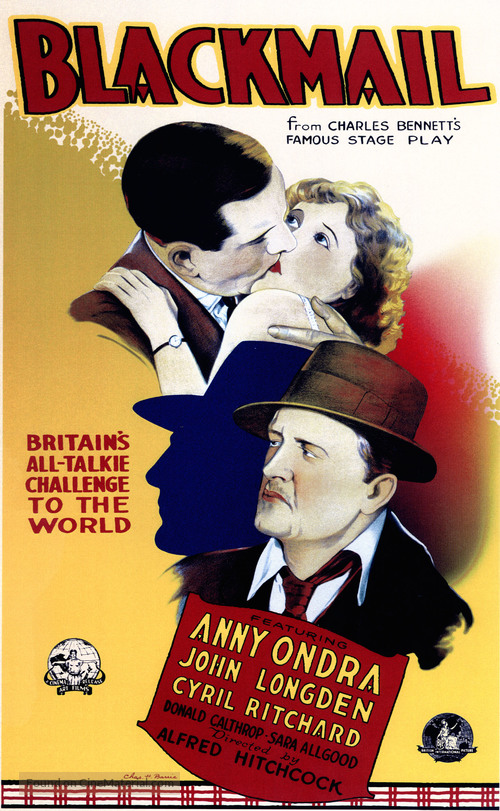 Blackmail - British Movie Poster