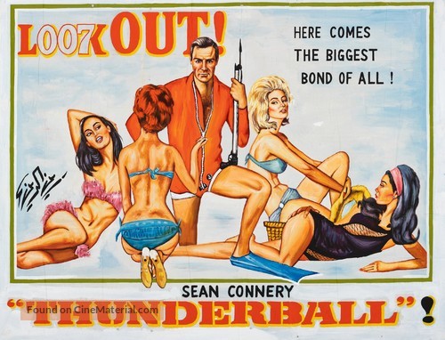 Thunderball - Lebanese Homage movie poster