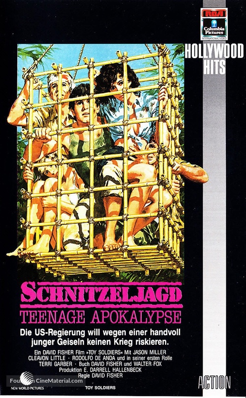Toy Soldiers - German VHS movie cover