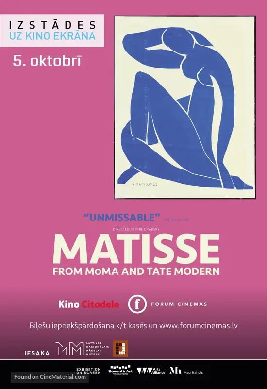 Matisse Live - Latvian Movie Poster