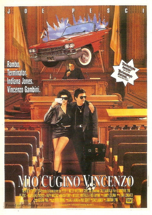 My Cousin Vinny - Italian Movie Poster