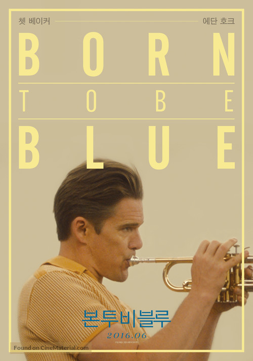 Born to Be Blue - South Korean Movie Poster