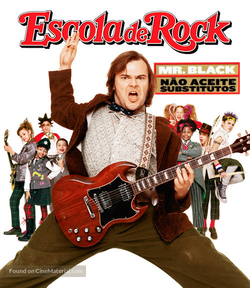 The School of Rock - Brazilian Movie Cover