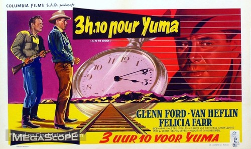 3:10 to Yuma - Belgian Movie Poster