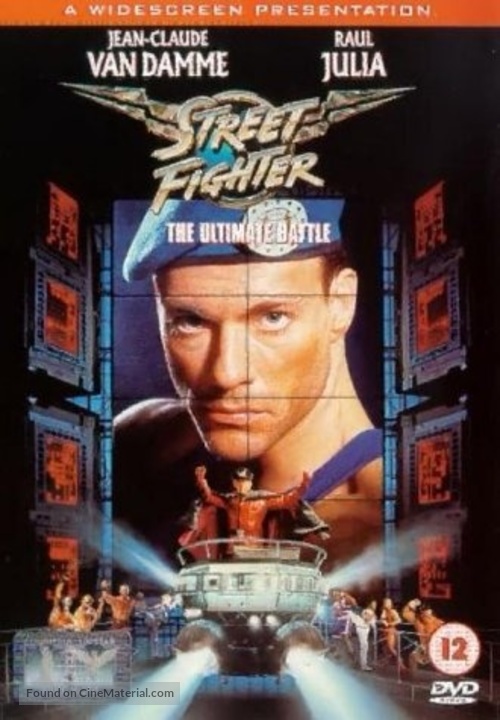Street Fighter - British DVD movie cover