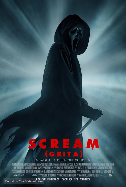 Scream - Argentinian Movie Poster