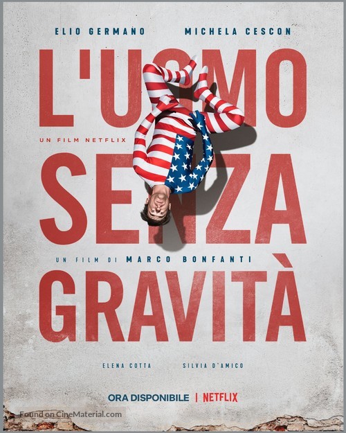 L&#039;uomo senza gravit&agrave; - Italian Movie Poster