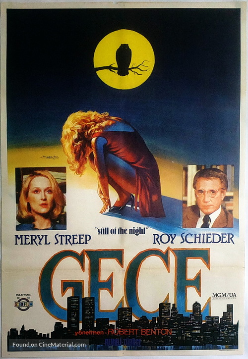 Still of the Night - Turkish Movie Poster