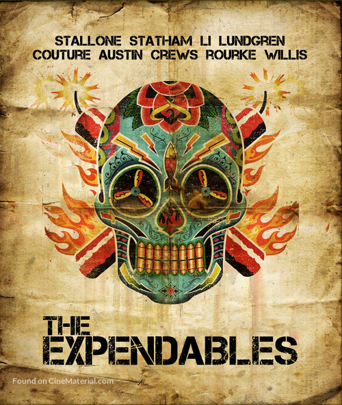 The Expendables - Mexican Blu-Ray movie cover